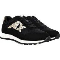 Armani Exchange Sneakers laag goud / zwart / wit