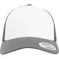 Flexfit Pet 'Retro Trucker' donkergrijs / wit