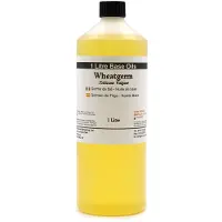 AW Gifts Basis Olie - Tarwekiemolie - 1 Liter - Aromatherapie - Basisolie - Draagolie - Basisolie Voor Etherische Oliën