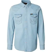 Wrangler Overhemd lichtblauw