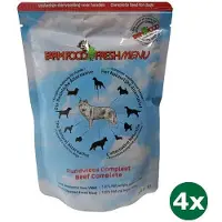 Farm food 4x300 gr fresh menu rundvlees compleet hondenvoer