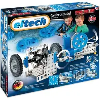 Eitech Bouwset Tandwiel Staal Blauw/zilver 250-delig