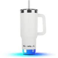 HidrateSpark PRO 2 - Smart Bottle - Tumbler 887ml - Wit