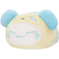 Furyu Nemuneko Pastel Panda Big Blue Cat Teddy 33 Cm Geel Kinderen