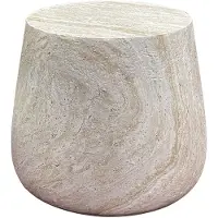 Ebuy24 Bijzettafel Bonn Natuur Ø47,5cm