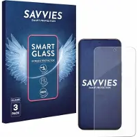 Savvies 3 Stuks Screenprotector - geschikt voor Xiaomi 15T Pro - beschermfolie glas transparant
