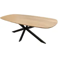 Kick Collection eettafel Dana - 180 cm - Acaciahout - Lichtbruin
