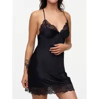 Chantelle Slipdress Midnight Flowers | Maat: L | Kleur: Black