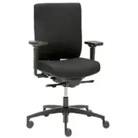 Dauphin @Just NPR draaistoel synchroonmechanisme stof 4D-armleuning verstelbare zithoogte: 410 mm - 550 mm zwart 125 kg AJ 4845_NPR NL2