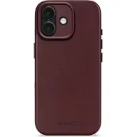 Decoded Leather Backcover MagSafe voor de Apple iPhone 17 - Burgundy