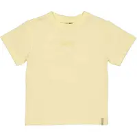 LEVV Little T-shirt met backprint lichtgeel Jongens Stretchkatoen Ronde hals - maat 116
