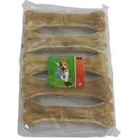 Boon Buffelhuidbotten geperst (21,5 cm) voor de hond 5 stuks