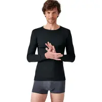 Damart Onderhemden CLASSIC LONG SLEEVE ROUND NECK T-SHIRTGRADE 3 heren EU L