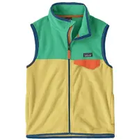 Patagonia Bodywarmer Kids Micro D Snap-T Vest Limestone Yellow-M