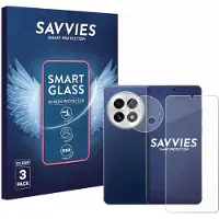 Savvies 3 Stuks Screenprotector - geschikt voor OnePlus 13 (Voor+Camera) - beschermfolie glas transparant