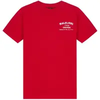 Malelions T-shirt met backprint rood Jongens Katoen Ronde hals Backprint - maat 176