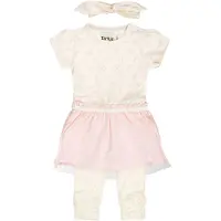 Dirkje Meisjes Kledingset - Soft pink