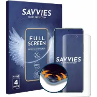 Savvies - Screenprotector voor Xiaomi Redmi Note 14 Pro 5G - Folie Beschermfolie transparant volledig dekking 4 Stuks