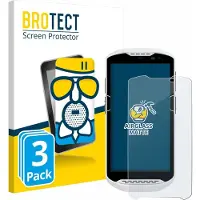 BROTECT - Screenprotector voor Zebra TC57ax - Folie Beschermfolie Beschermglas matte 3 Stuks