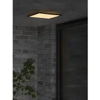 Nordlux LED plafondlamp | Oja | Vierkant | 3000K | 1600 lumen | IP54 | 14W | Zwart