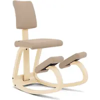 Varier Variable Plus Balansstoel Beige/Naturel Tonal