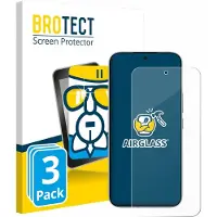 BROTECT Screenprotector 3 Stuks voor Xiaomi Poco F8 Ultra Beschermglas transparant