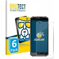 BROTECT Screenprotector 6 Stuks voor Newland MT93 Beschermglas transparant