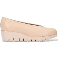 Wonders Dames Beige Vliegen Leren Mocassins (39), Leer, 3 tot 5 cm, Geen, Casual C-33100