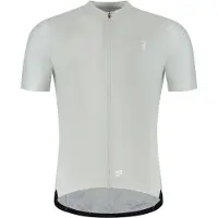 Bbb Cycling ComfortFit R - Duurzaam Fietsshirt Heren Korte Mouw - 15-25 °C - Ademend MTB en Wielrenshirt - 3 Achterzakken - Licht Grijs