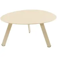 Lesli Living Tiki - Bijzettafel 74x60x35,5 cm - Industrieel design - Crème
