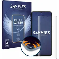 Savvies - Screenprotector voor Honor X5c Plus - Folie Beschermfolie transparant volledig dekking 4 Stuks