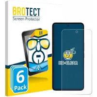 BROTECT - Screenprotector voor Nubia Neo 3 GT 5G - Folie Beschermfolie transparant 6 Stuks