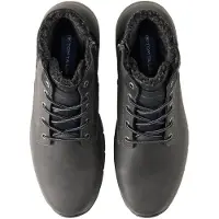 Tom Tailor Veterboots donkergrijs / zwart