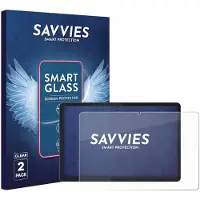 Savvies 2 Stuks Screenprotector - geschikt voor Lenovo Idea Tab Plus 12.1" - beschermfolie glas transparant
