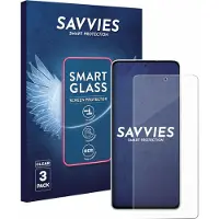 Savvies 3 Stuks Screenprotector - geschikt voor Xiaomi Redmi Note 14 5G - beschermfolie glas transparant