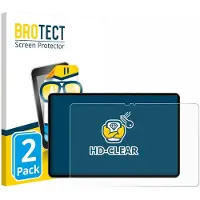 BROTECT - Screenprotector voor VALE V12X LTE-8128 12.6" - Folie Beschermfolie transparant 2 Stuks