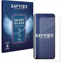 Savvies 3 Stuks Screenprotector - geschikt voor Samsung Galaxy S25 FE - beschermfolie glas transparant