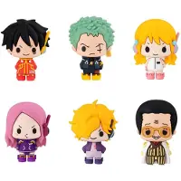 Megahouse One Piece Chokorin Mascot Series Trading Figure 6-Pack Egghead Ver. 5 cm Mini-Figuur