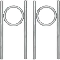 TRUTZHOLM - Fietsaanleunbeugel Type O - Set van 2 - 115 x 53 cm - Inbetoneren - Ø 60 mm - Thermisch Verzinkt - Staal