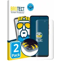BROTECT - Screenprotector voor Motorola Moto G57 Power - Folie Beschermfolie transparant volledig dekking - 2 Stuks