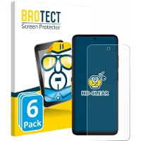 BROTECT - Screenprotector voor Motorola Moto G57 Power - Folie Beschermfolie transparant 6 Stuks