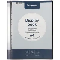 Europel Showalbum Frontview A4 10 Tassen Zwart