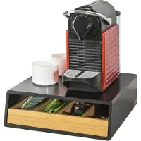 SoBuy Koffiecapsule houder - Ladekast - Zwart