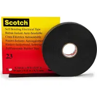 3M Scotch 23 SCOTCH23-19X9.15 Reparatietape Scotch 23 Zwart (l x b) 9.15 m x 19 mm 1 stuk(s)