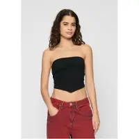 Urban Classics Top zwart / wit