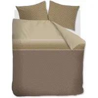 Beddinghouse Dekbedovertrek Riven Naturel Katoen-200 x 200 / 220 cm | 2-Persoons