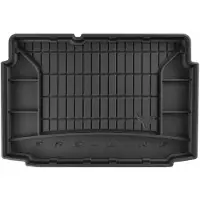 Frogum - DryZone - Kofferbakmat 3D met Organizer - Geschikt voor VOLKSWAGEN Polo IV (2001-2009) - 5-deurs - Lage laadvloer - TPE Rubber - Zwart