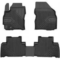 Frogum - No.77 - Automatten 3D - Geschikt voor MAZDA PREMACY (2005-2010) - 3-delig - TPE Rubber - Zwart