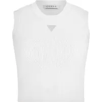 GUESS Gebreide top 'Alexia' zilver / wit