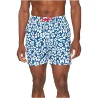 GUESS herenzwempak met bloemenprint